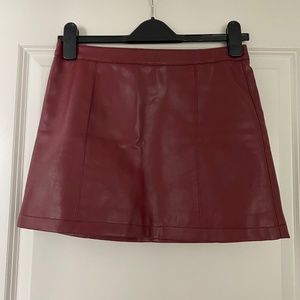 Leather Skirt